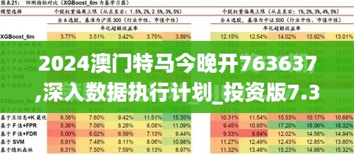 2024澳门特马今晚开763637,深入数据执行计划_投资版7.313