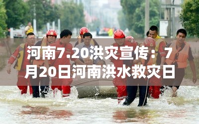河南7.20洪灾宣传：7月20日河南洪水救灾日记 