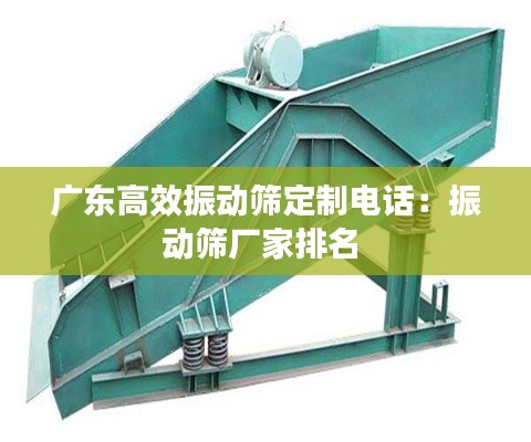 广东高效振动筛定制电话：振动筛厂家排名 