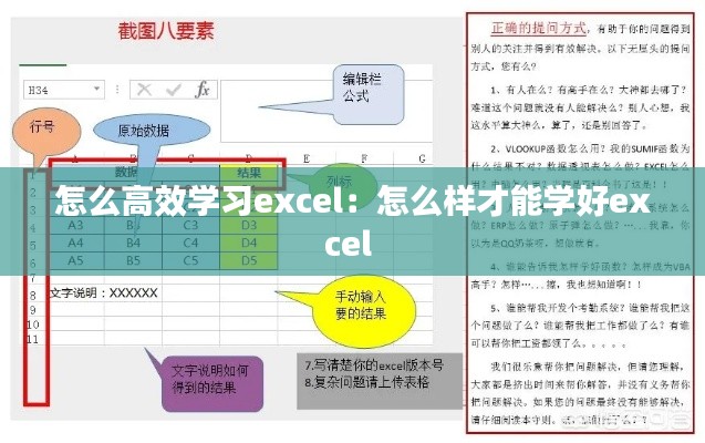 怎么高效学习excel：怎么样才能学好excel 