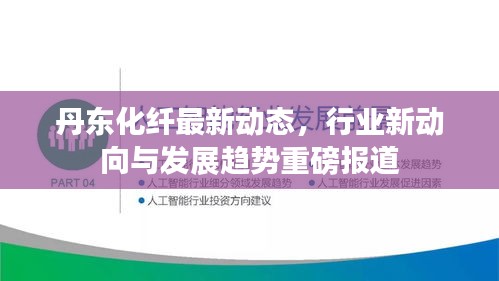 丹东化纤最新动态，行业新动向与发展趋势重磅报道