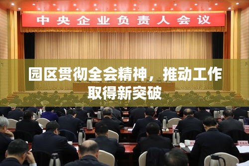园区贯彻全会精神，推动工作取得新突破