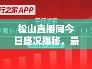 松山直播间今日盛况揭秘，最新活动消息与新鲜资讯全掌握